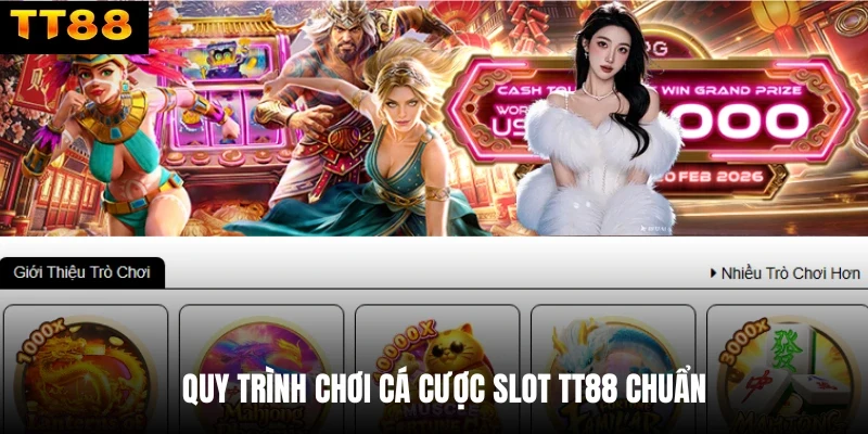 Quy trình chơi cá cược slot TT88 chuẩn
